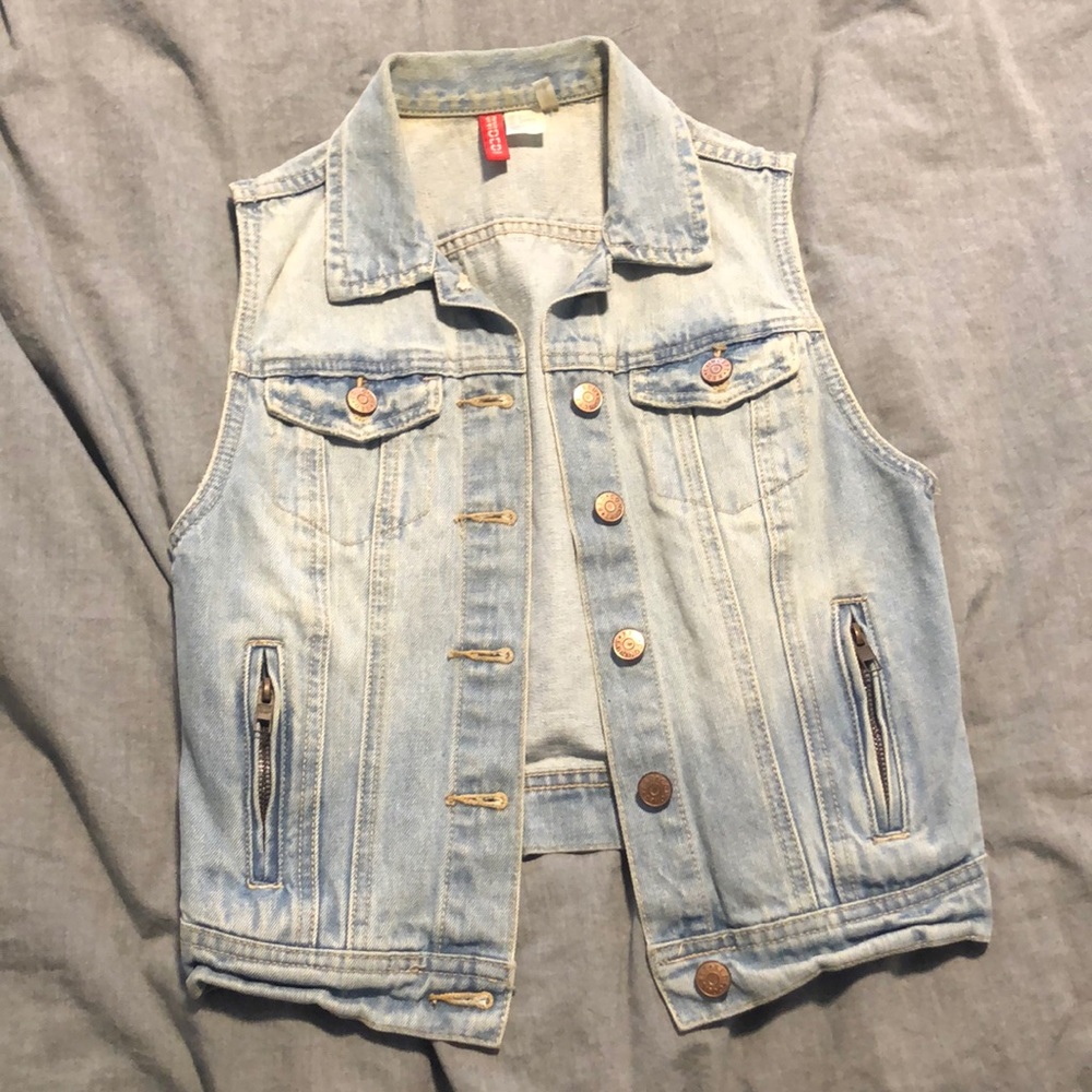 denim vest